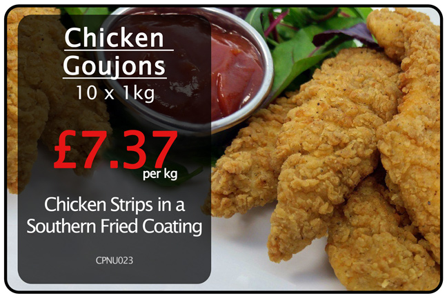 Pendle Frozen Foods: Chicken goujons promotion